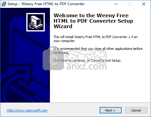 Weeny Free HTML to PDF Converter(HTML转PDF工具)