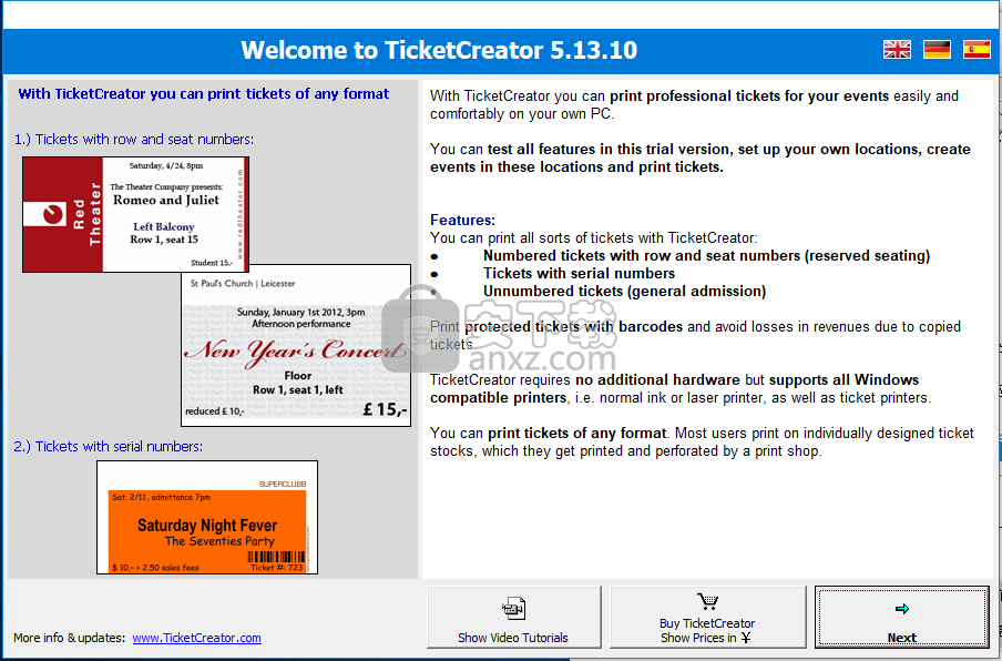 TicketCreator(门票制作软件)