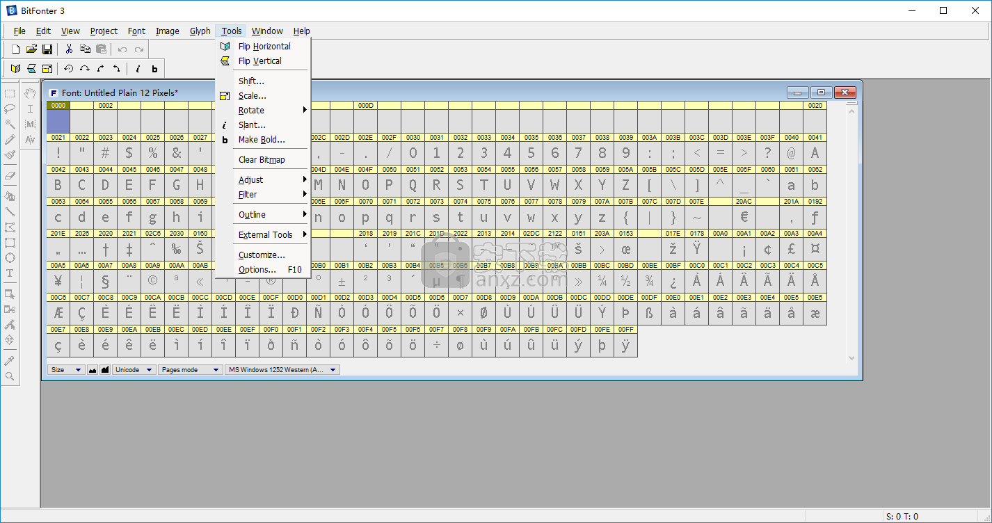 BitFonter(位图字体编辑器)