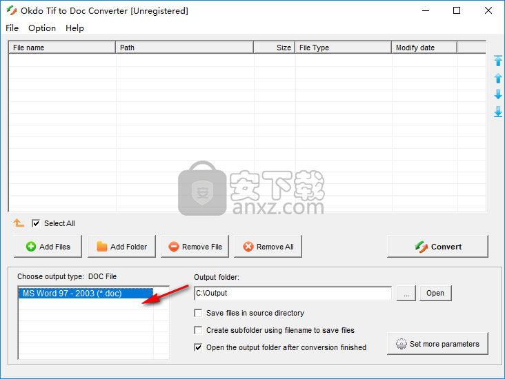 Okdo Tif to Doc Converter(Tif换Doc转换器)
