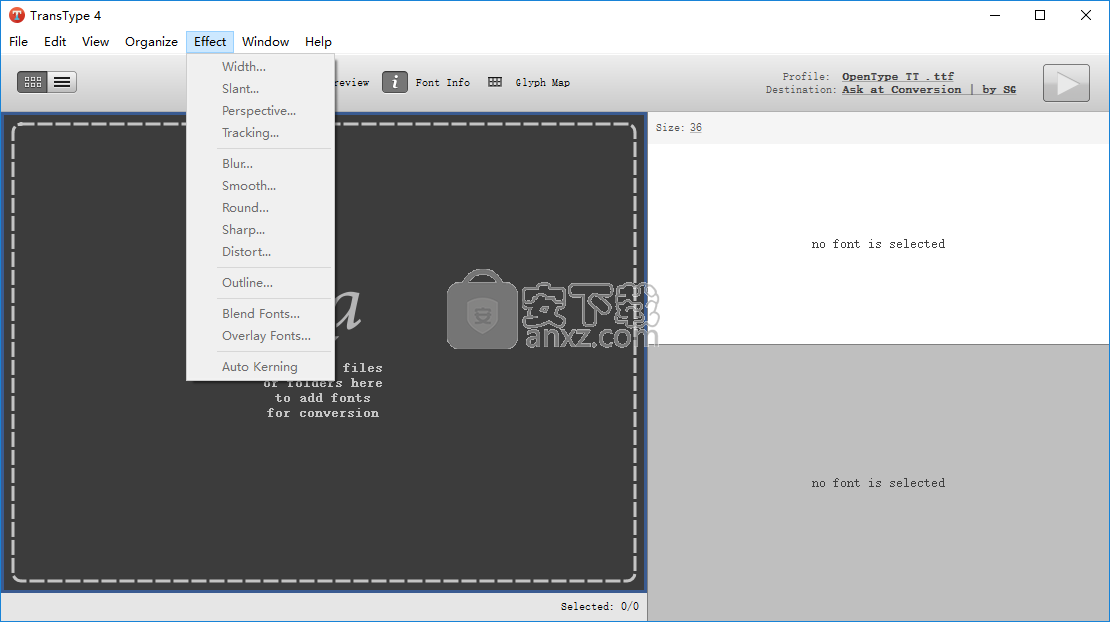 transtype For windows(字体格式转换工具)