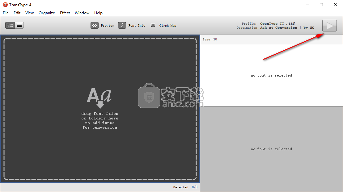 transtype For windows(字体格式转换工具)
