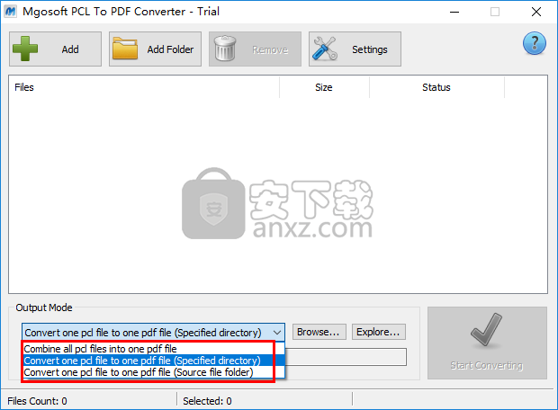 Mgosoft PCL To PDF Converter(PCL转PDF工具)