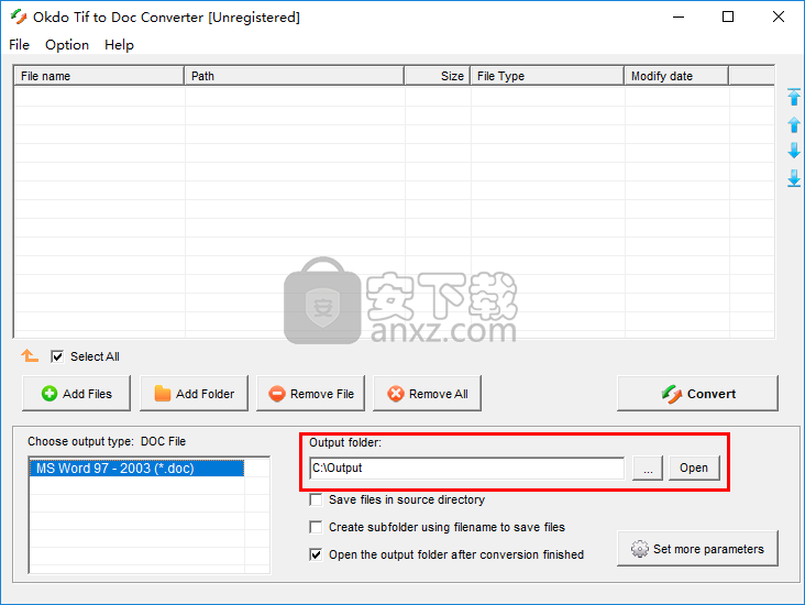 Okdo Tif to Doc Converter(Tif换Doc转换器)