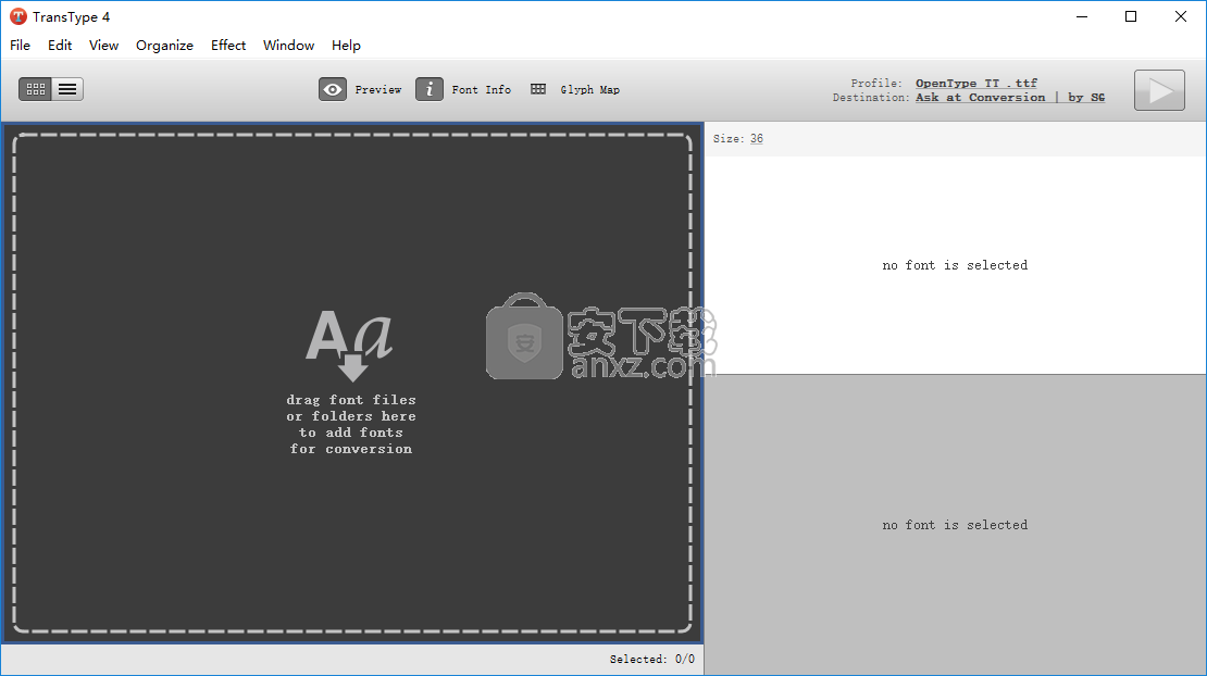 transtype For windows(字体格式转换工具)