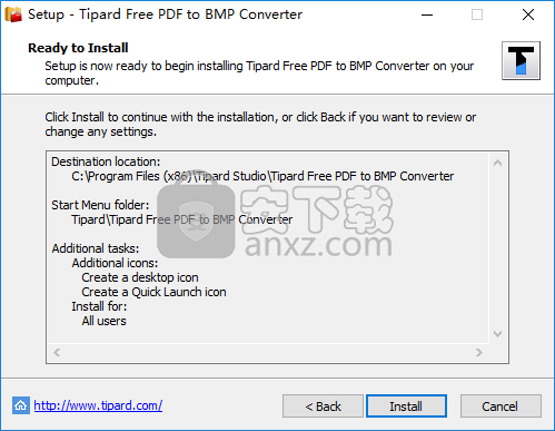 Tipard Free PDF to BMP Converter(PDF转BMP工具)
