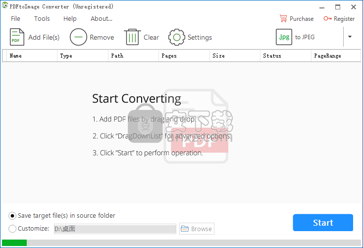 PDFtoImage Converter(PDF转图片软件)