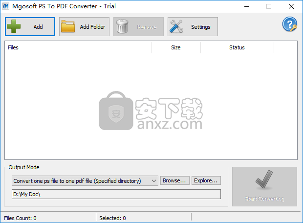Mgosoft PS To PDF Converter(PS转PDF转换器)
