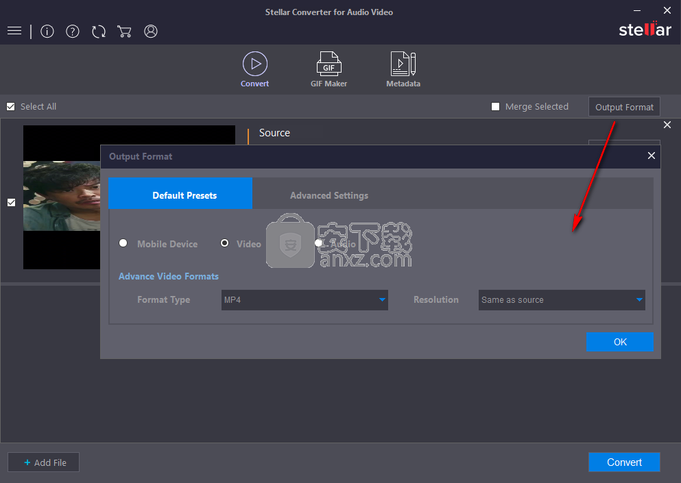 Stellar Converter for Audio Video(音频视频转换器)