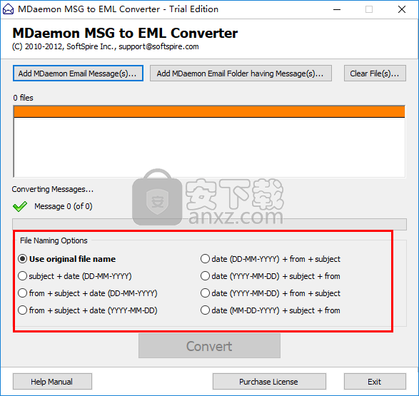 MDaemon MSG to EML Converter(MSG转换为EML)