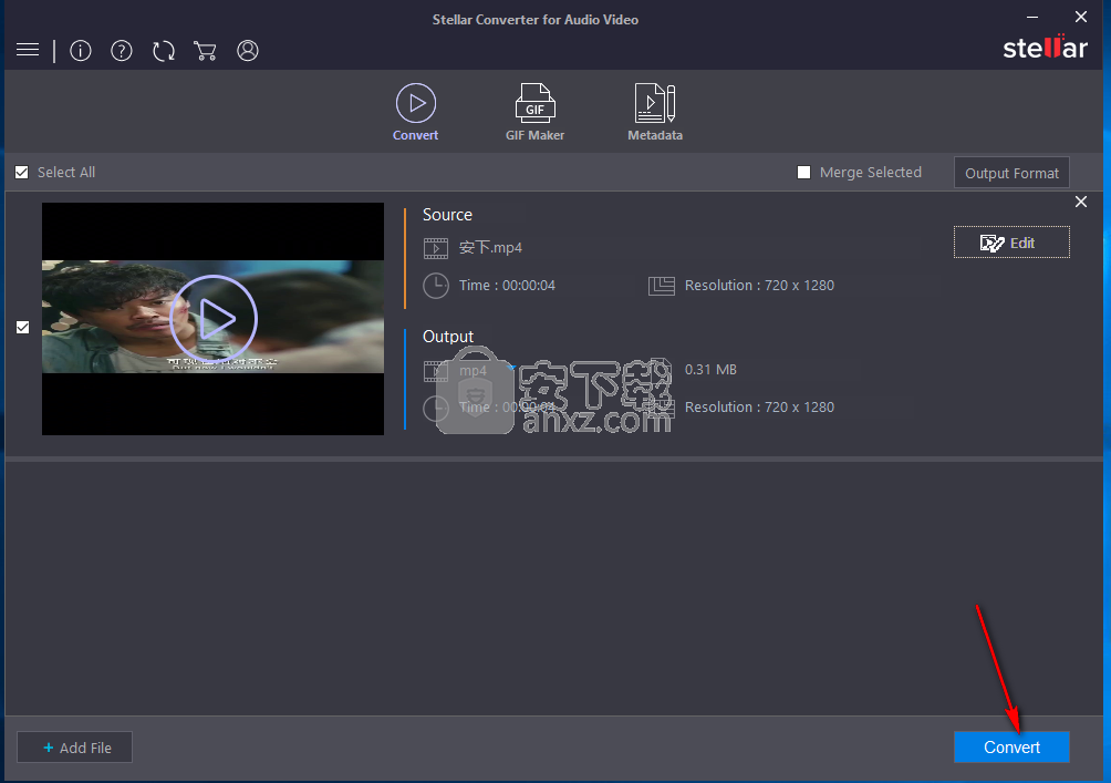 Stellar Converter for Audio Video(音频视频转换器)