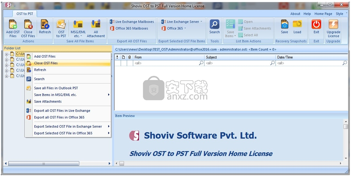 Shoviv OST to PST(OST转PST工具)