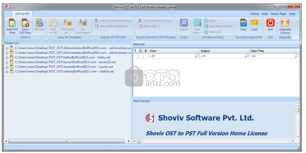 Shoviv OST to PST(OST转PST工具)