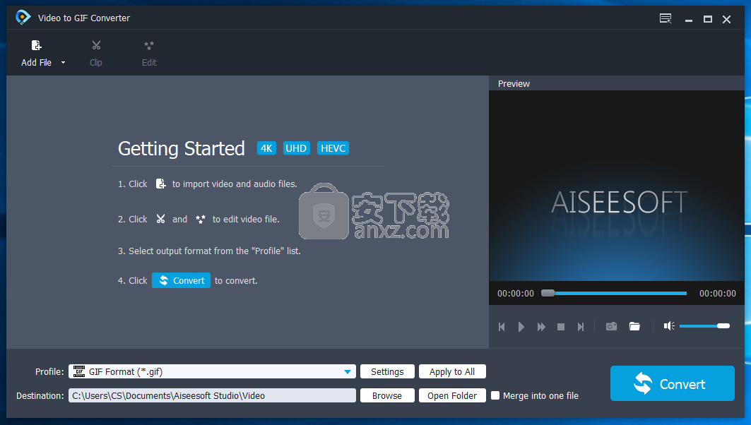 Aiseesoft Video to GIF Converter(视频转GIF)