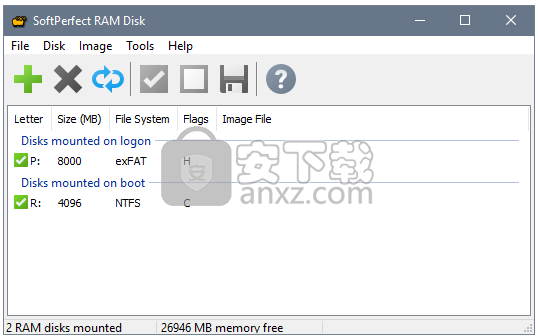 SoftPerfect RAM Disk(创建虚拟内存盘)