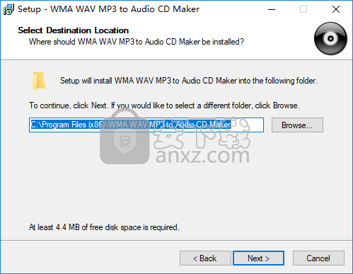 WMA WAV MP3 to Audio CD Maker(音频CD制作软件)