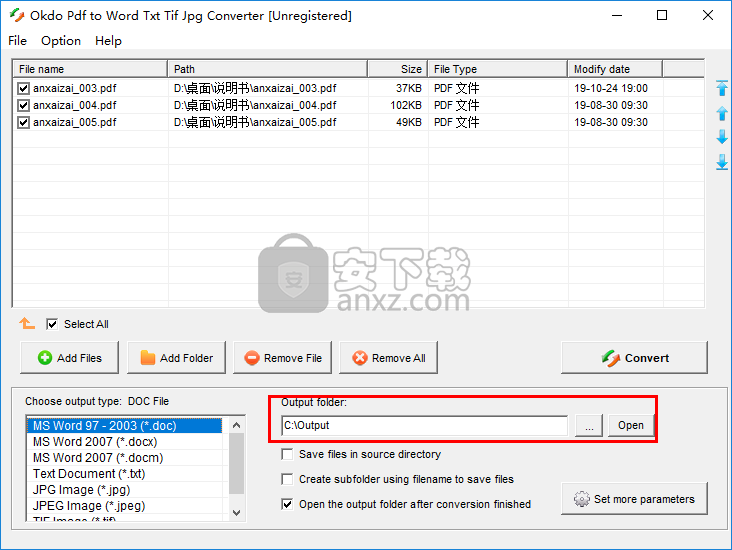 Okdo pdf to Word Txt Tif Jpg Converter(PDF文件转换器)