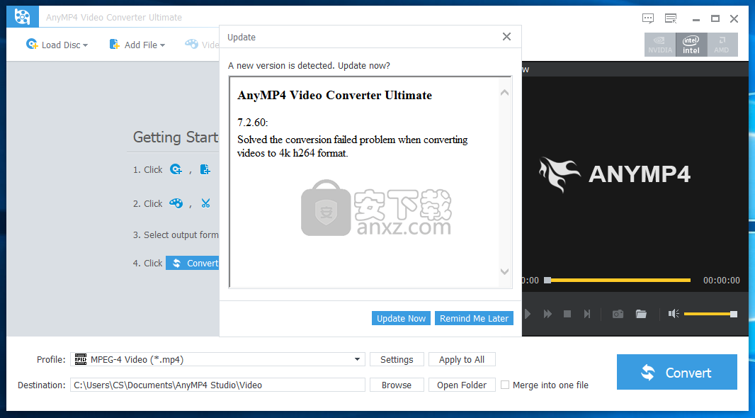 AnyMP4 Video Converter Ultimate(全能视频转换器)