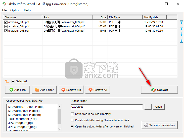 Okdo pdf to Word Txt Tif Jpg Converter(PDF文件转换器)