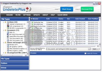 eSupport Undelete Plus(删除数据恢复软件)