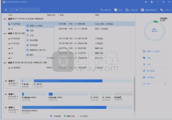 EaseUS Partition Master(易我分区管理大师)