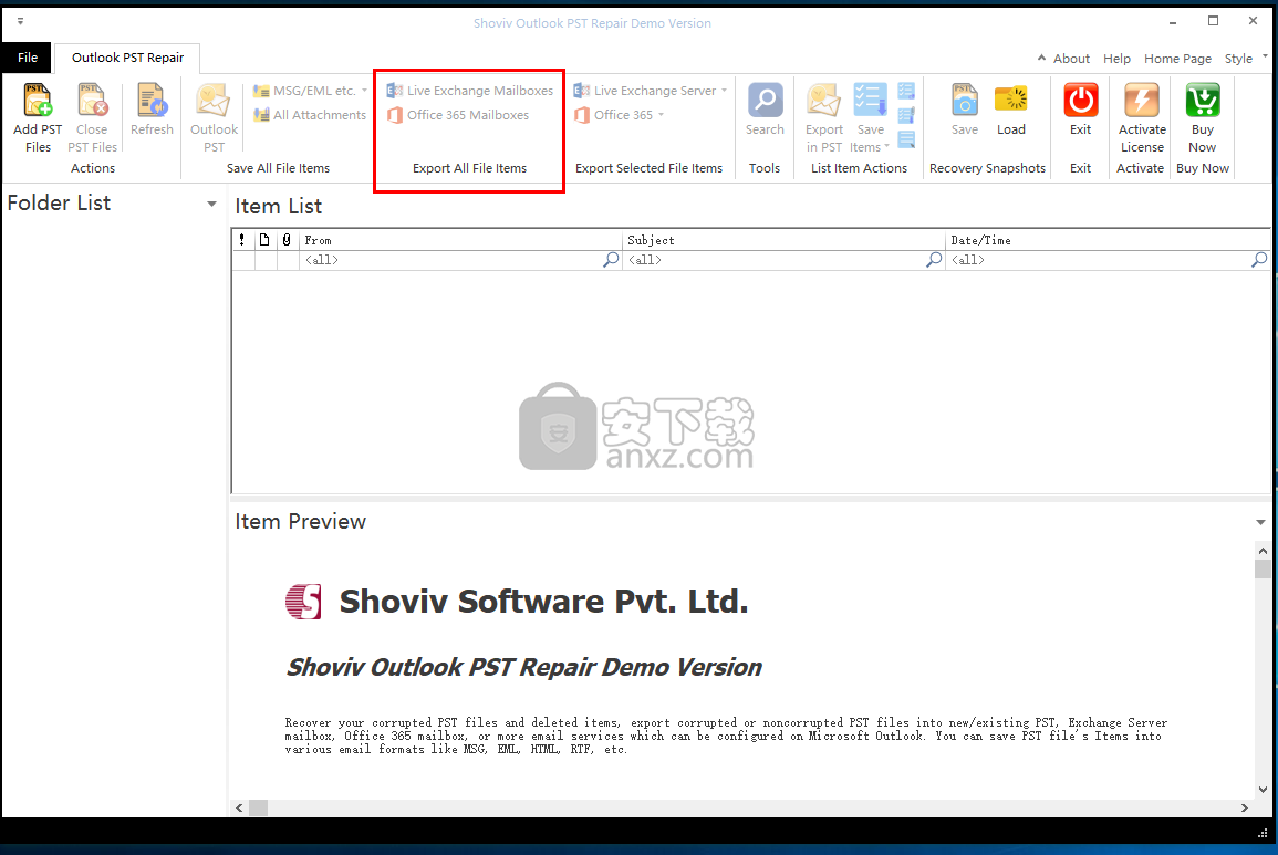 Shoviv Outlook PST Repair(PST修复工具)