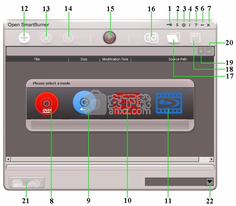 Open SmartBurner(dvd蓝光刻录软件)