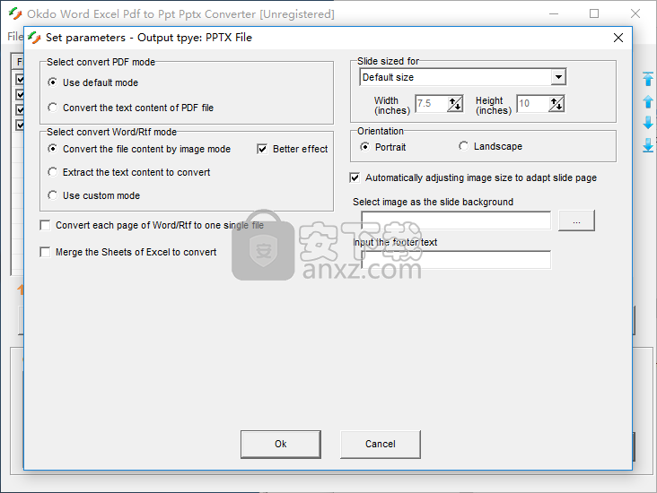 Okdo Word Excel Pdf to Ppt Pptx Converter(Word Excel Pdf转PPT转换器)