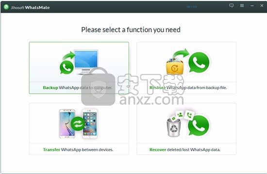 Jihosoft WhatsMate(手机数据备份管理工具)