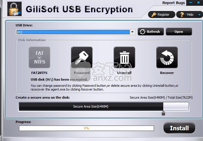 GiliSoft USB Stick Encryption(U盘加密工具)