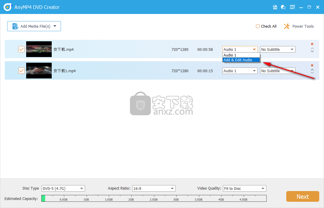 AnyMP4 DVD Creator(DVD刻录软件)