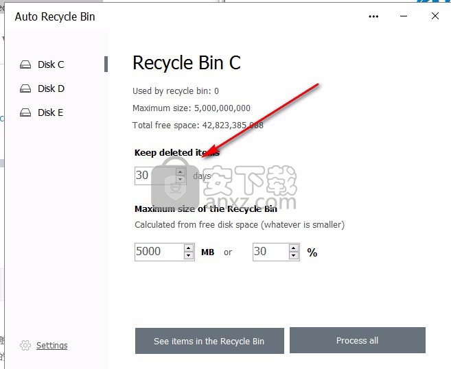 回收站自动清空软件(Auto Recycle Bin)