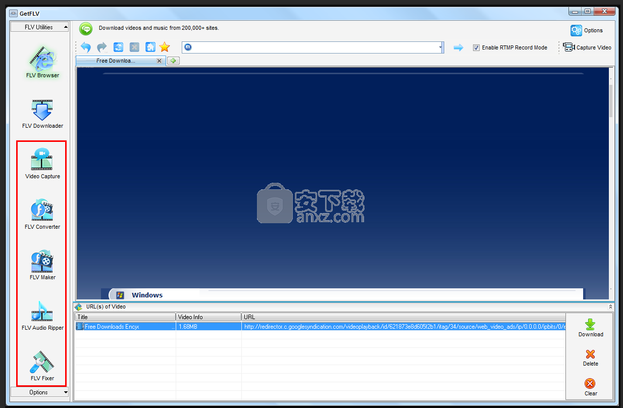 GetFLV Pro 11(flash视频下载工具)