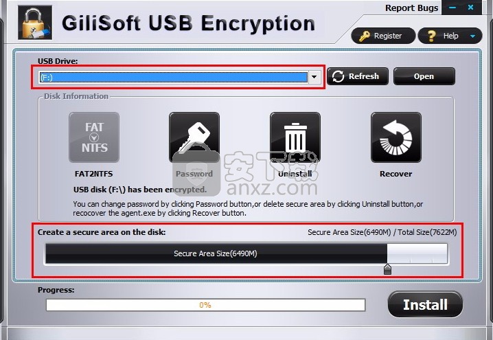 GiliSoft USB Stick Encryption(U盘加密工具)