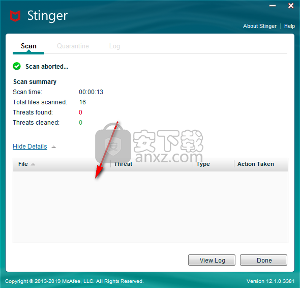 McAfee Stinger Raptor(迈克菲杀毒软件)