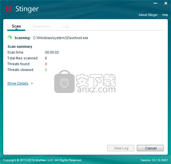 McAfee Stinger Raptor(迈克菲杀毒软件)