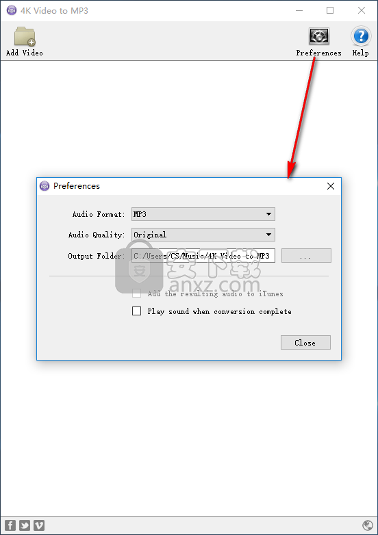 4K视频转MP3工具(4K Video to MP3)