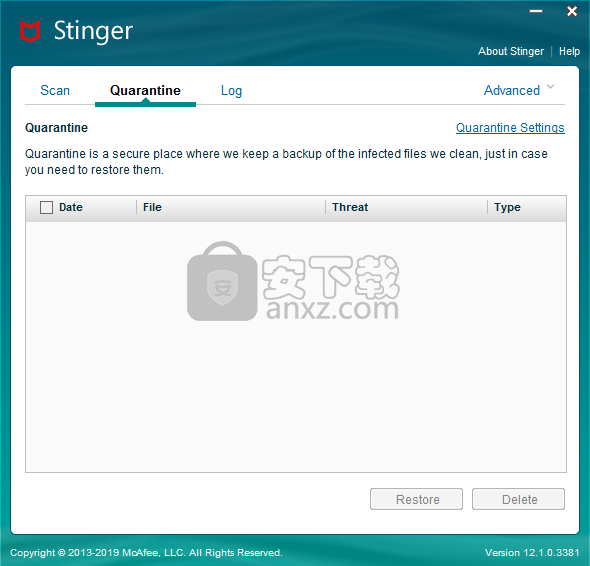 McAfee Stinger Raptor(迈克菲杀毒软件)