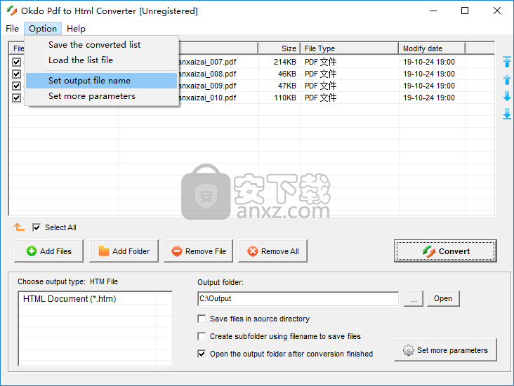 Okdo Pdf to Html Converter(pdf转html转换器)