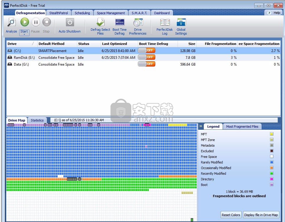 Raxco PerfectDisk Pro(磁盘空间管理软件)