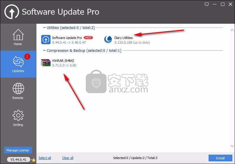 Glary Software Update Pro(软件更新管理工具)