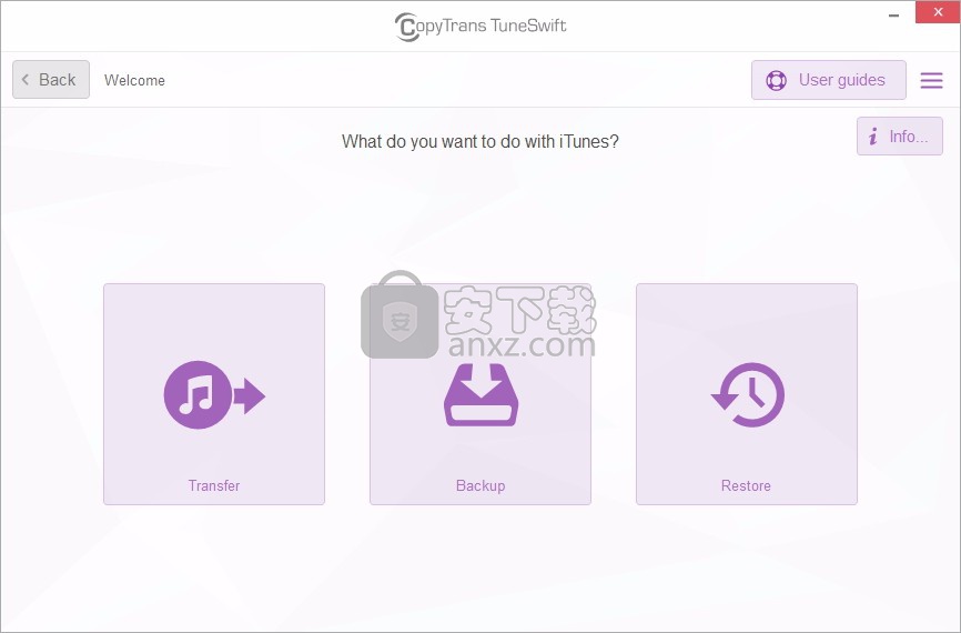 CopyTrans TuneSwift(iTunes数据同步备份)