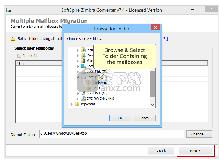 SoftSpire Zimbra Converter(Zimbra转换器)