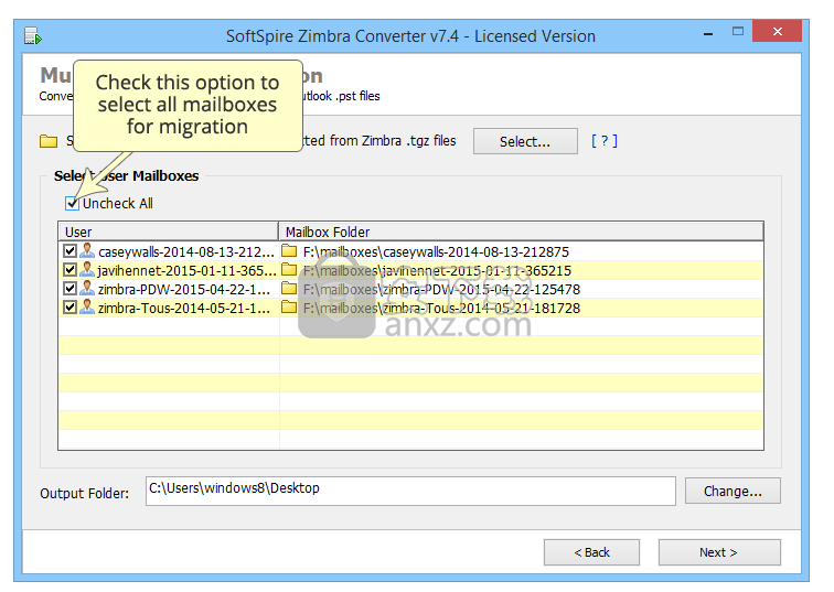 SoftSpire Zimbra Converter(Zimbra转换器)
