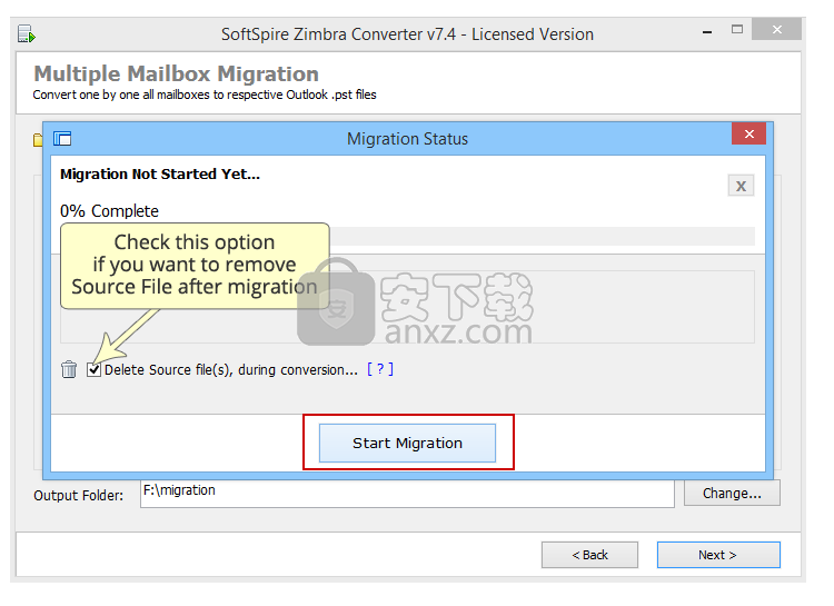 SoftSpire Zimbra Converter(Zimbra转换器)