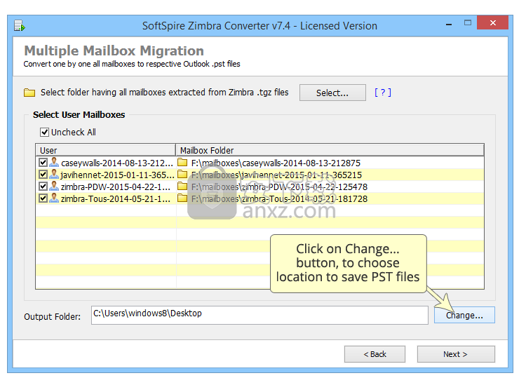 SoftSpire Zimbra Converter(Zimbra转换器)