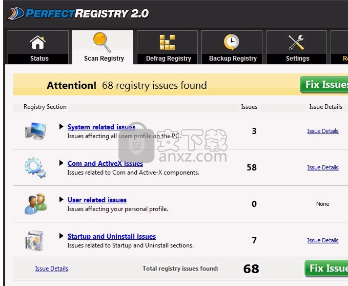 Raxco PerfectRegistry(注册表修复软件)