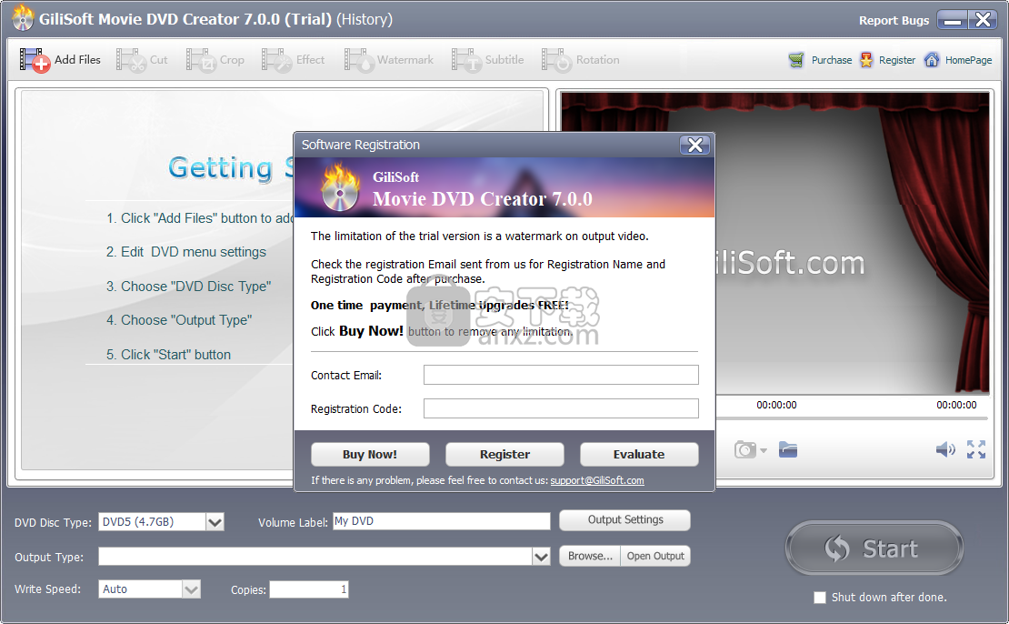 GiliSoft Movie DVD Creator(DVD刻录软件)