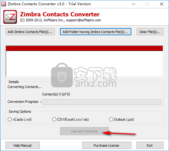 Zimbra Contacts Converter(Zimbra转换器)