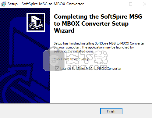 SoftSpire MSG to MBOX Converter(MSG转MBOX工具)